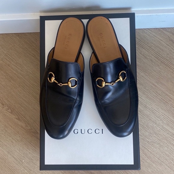 GUCCI Princetown Leather Slipper - Picture 14 of 14
